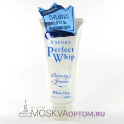 Пенка для умывания Shiseido Senka Perfect Whip White Clay, 120 ml