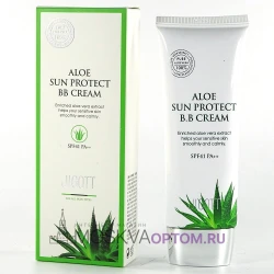 Солнцезащитный крем Jigott Aloe Sun Protect BB крем 50 мл, SPF 41