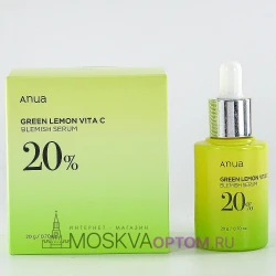 Осветляющая липосомальная сыворотка с зелёным лимоном Anua Green Lemon Vita C Blemish Serum, 20 g