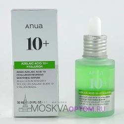 Сыворотка с азелаиновой кислотой Anua Azelaic Acid 10 Hyaluron Redness Soothing Serum, 30 ml