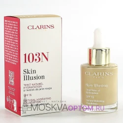 Увлажняющий тональный крем с легким покрытием Clarins Skin Illusion SPF 15 (тон 103N), 30 ml