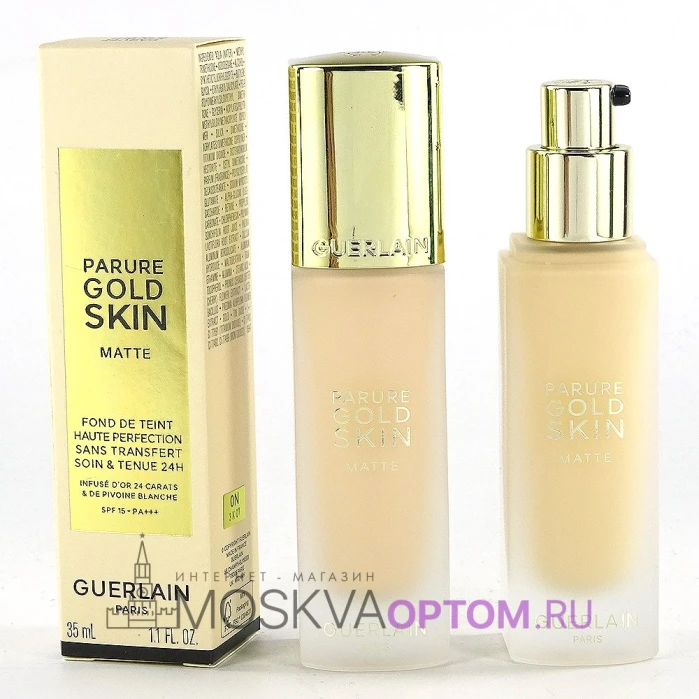 Матовое тональное средство Guerlain Parure Gold Skin Matte SPF 15-PA+++ (тон 1N), 35 ml