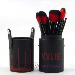 Набор кистей KYLIE в тубе Black (12 шт)
