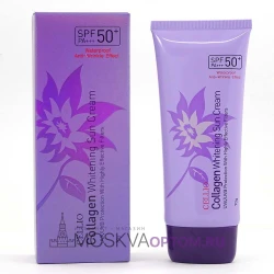 Солнцезащитный крем с коллагеном Cellio Collagen Whitening Sun Cream SPF50+