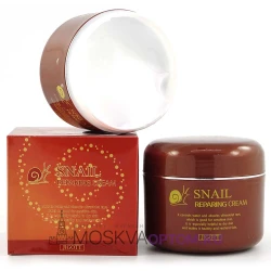 Крем от морщин с муцином улитки JIGOTT Snail Repairing Cream