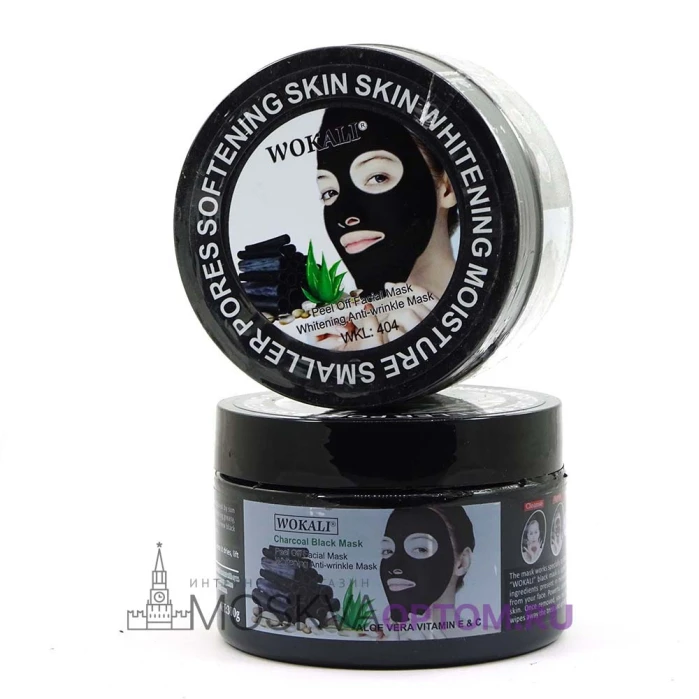 Черная маска для лица Wokali Peel Off Facial Mask